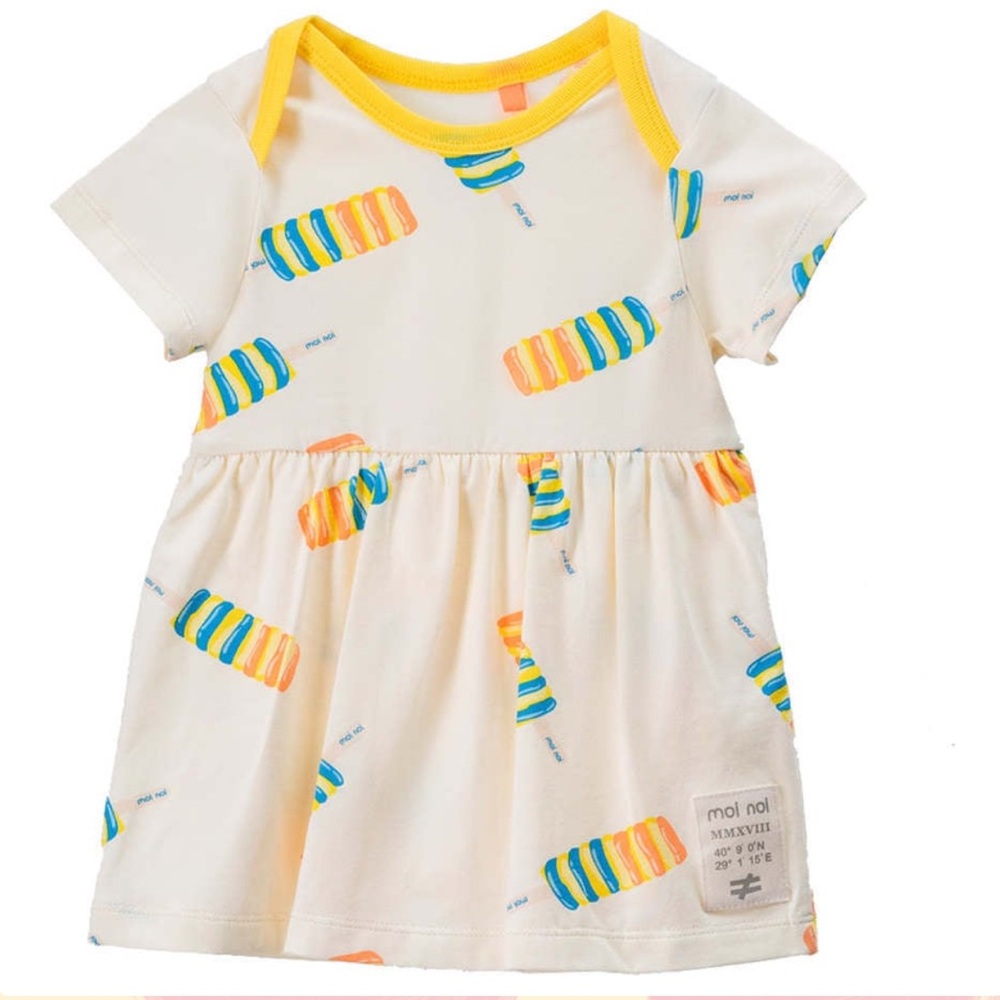 Maisonette Moi Noi Ice Cream Popsicle Print Dress / 12-18m